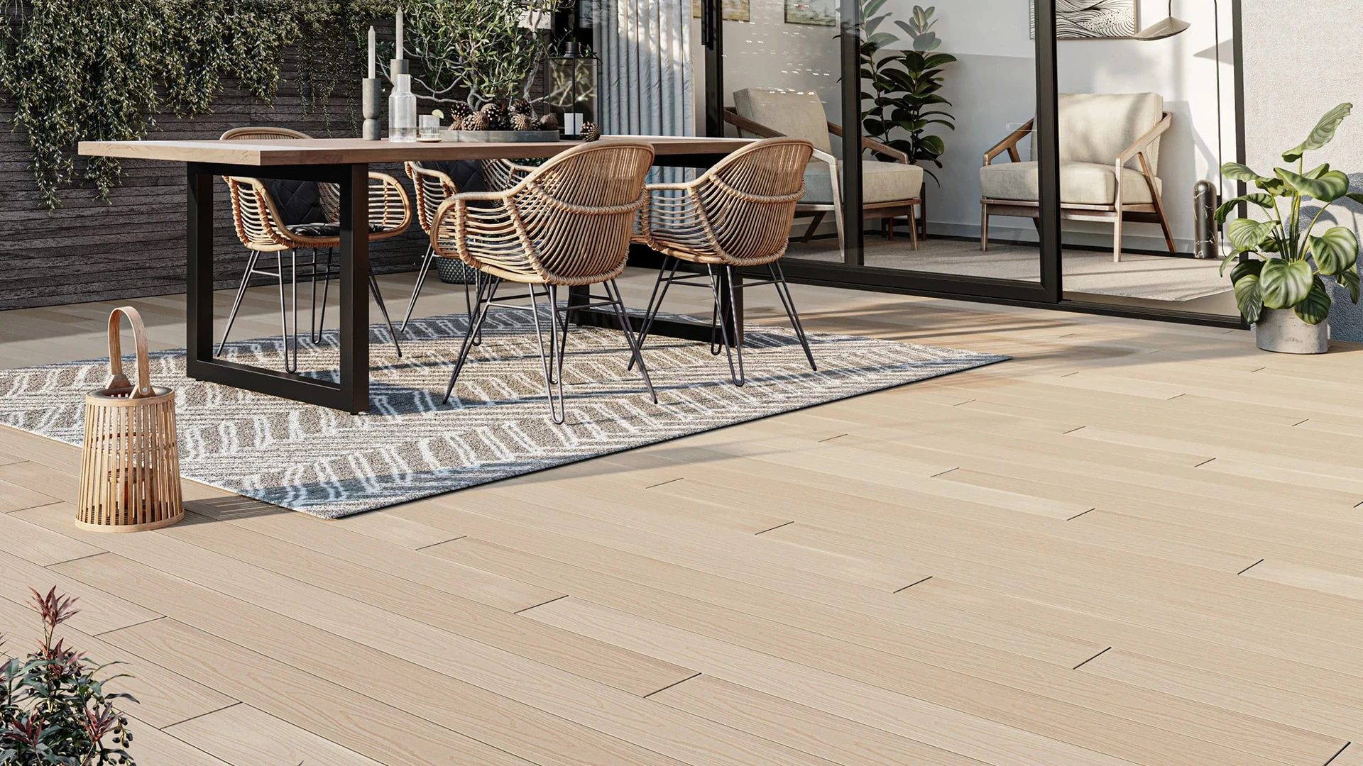 Pavimento vinílico de exterior